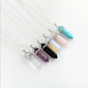 NATURAL GEMSTONE PENDANTS